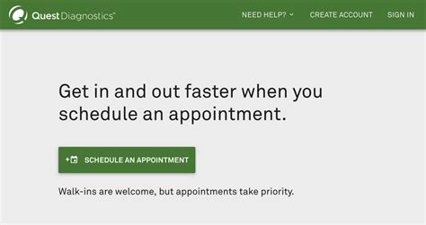 make an appointment quest